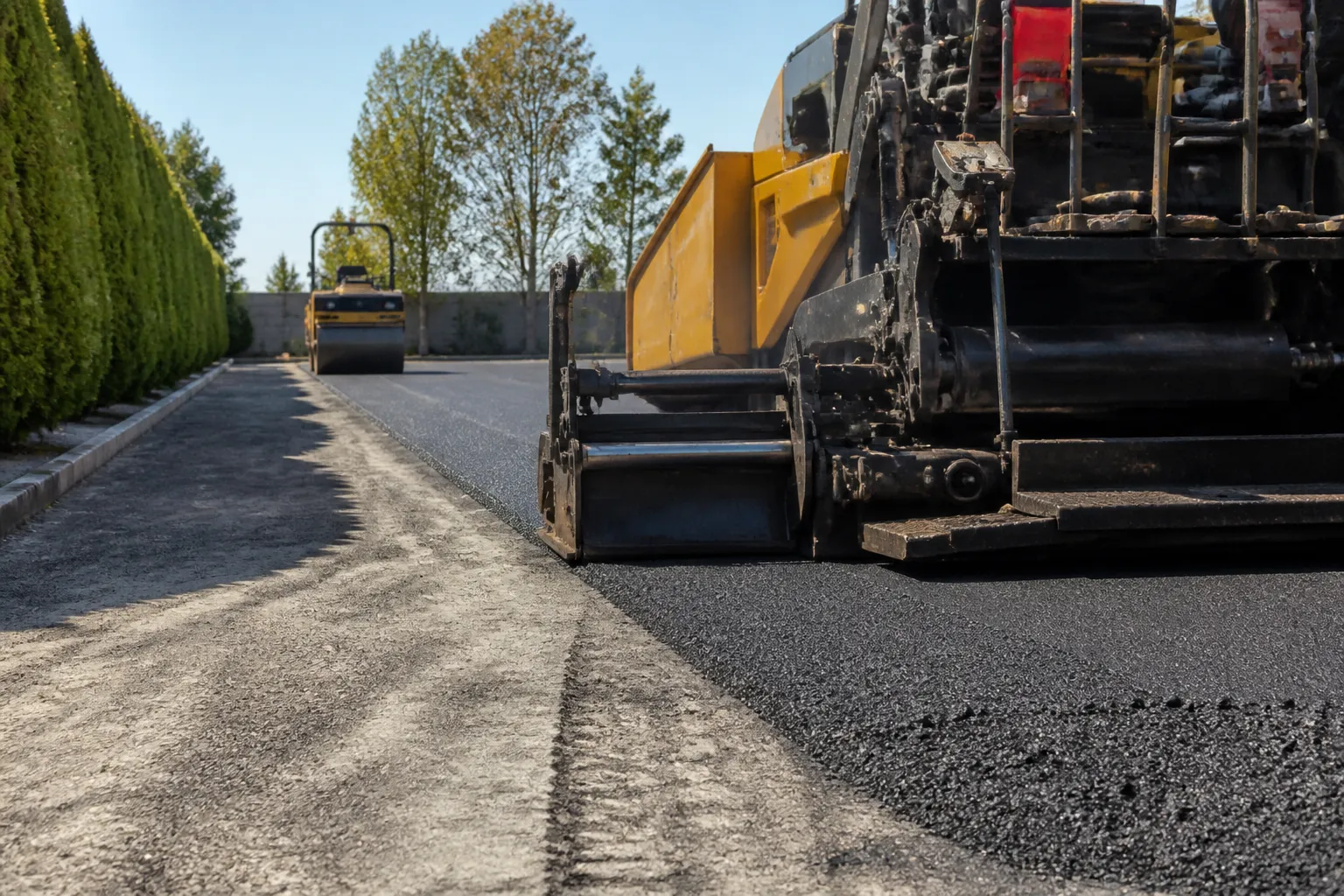 Asphalt Paving Job Site