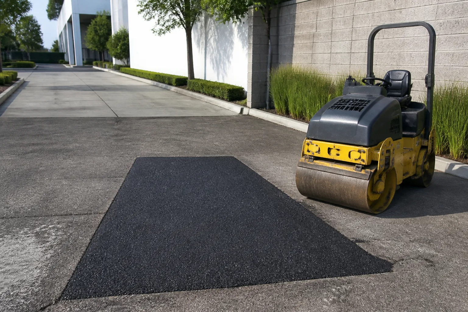 Asphalt Repair Job Site