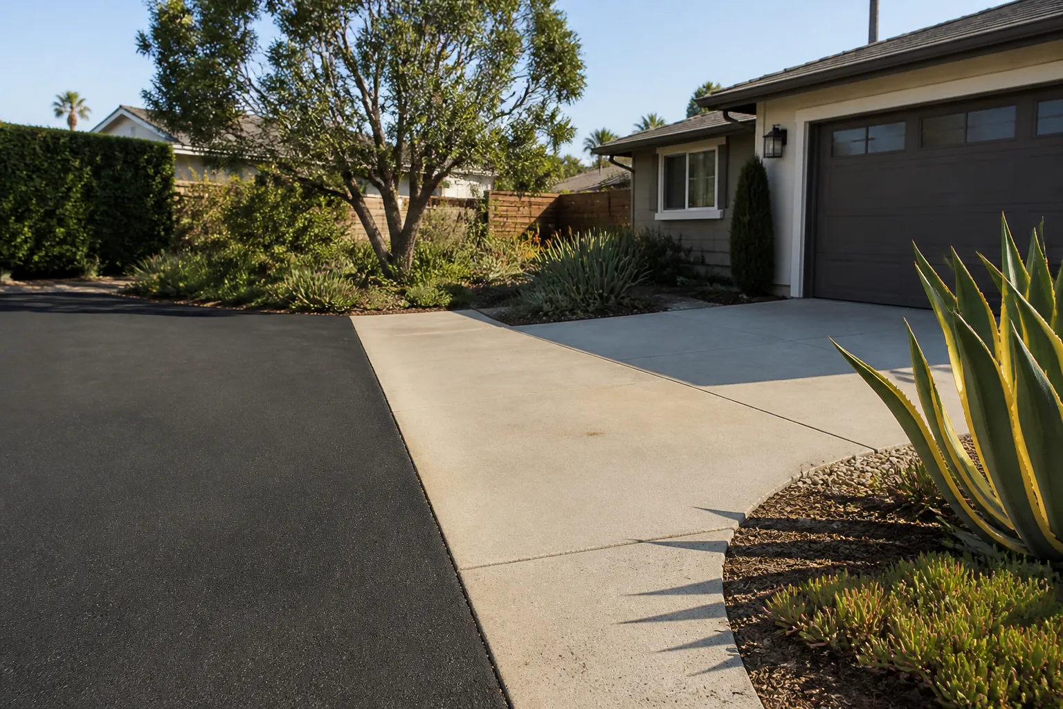 Asphalt vs Concrete Driveways