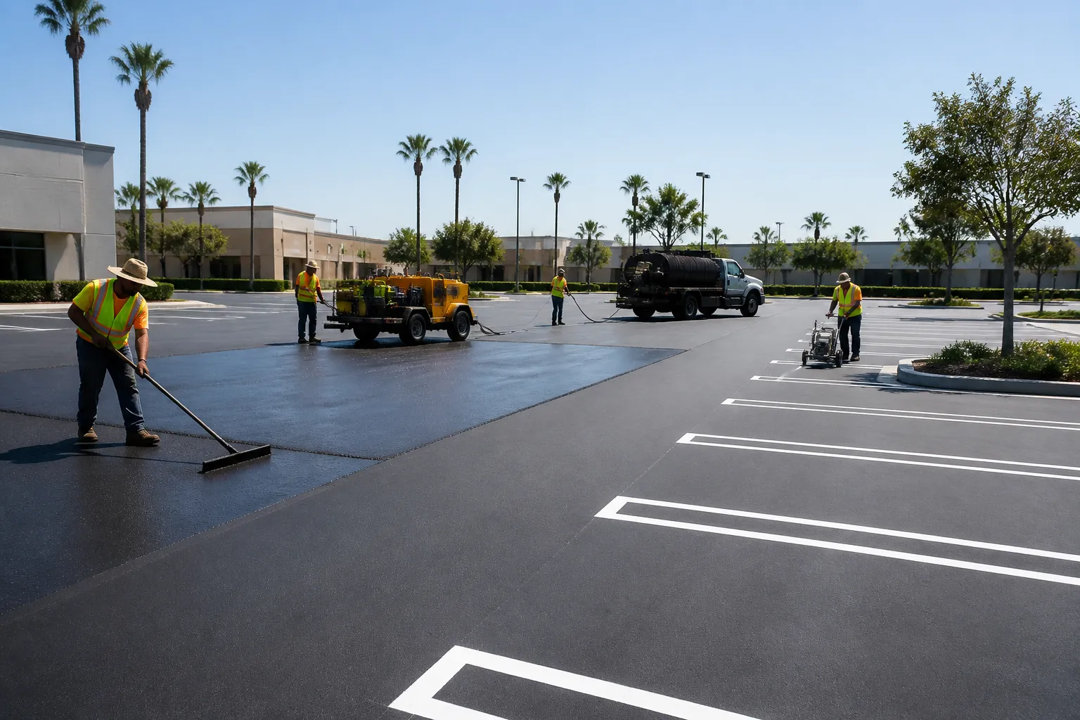 Parking Lot Maintenance in Costa Mesa
