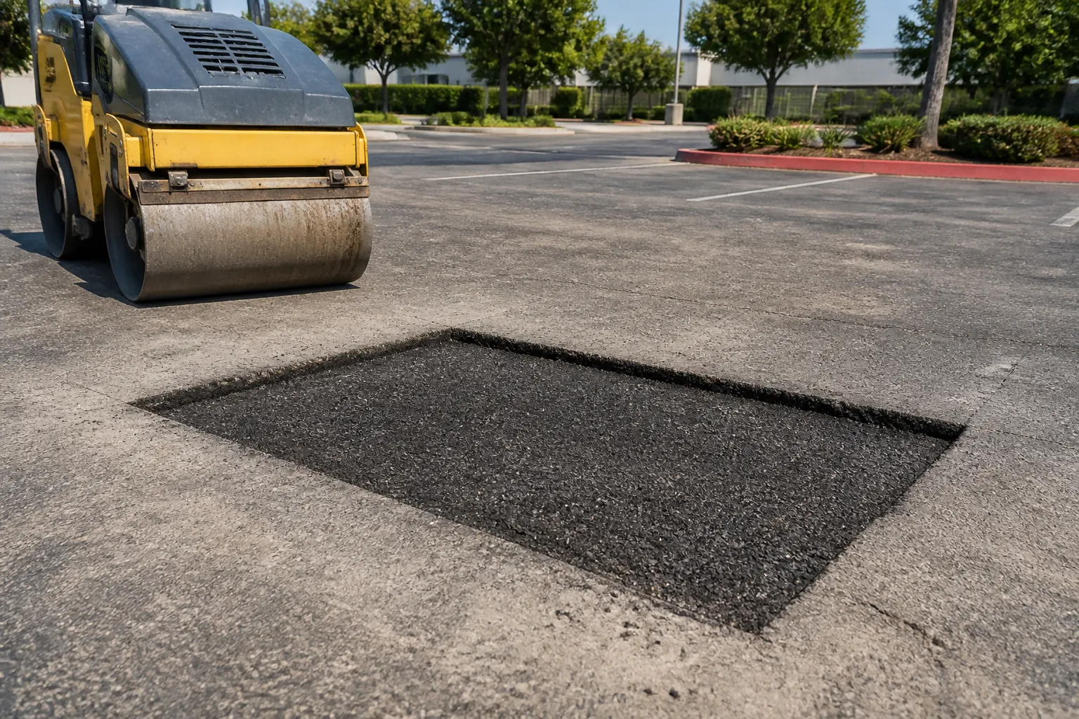 Pothole Repair Job Site